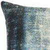 Glamorous Teal Lumbar Pillow With Metallic Gold Accents