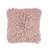 20" Pale Pink Soft Nubby Shag Throw Pillow