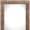 20" X 28" Rustic Farmhouse Espresso Wood Frame