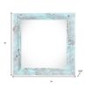4ï¿½ï¿½ï¿½ X 4ï¿½ï¿½ï¿½ Rustic Farmhouse Light Aqua Blue Wood Frame
