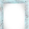 4ï¿½ï¿½ï¿½ X 6ï¿½ï¿½ï¿½ Rustic Farmhouse Light Aqua Blue Wood Frame