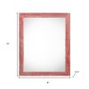 5ï¿½ï¿½ï¿½ X 7ï¿½ï¿½ï¿½ Rustic Farmhouse Red Wood Frame