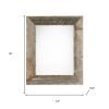 9" X 12"  Rustic Farmhouse Weathered Gray Wood Frame