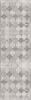 2' X 20' Gray Distressed Trellis Pattern Runner Rug