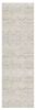 2' X 10' Ivory Distressed Ikat Pattern Runner Rug