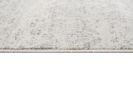 2' X 8' Ivory Distressed Ikat Pattern Runner Rug