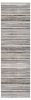 8' Blue Striped Runner Rug