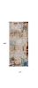 20' Beige And Ivory Abstract Runner Rug