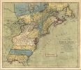 Vintage 1652 Map Of Early North America Unframed Print Wall Art