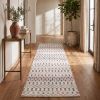 15' Cream Ikat Area Rug