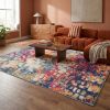 9' X 13' Multicolored Abstract Painting Area Rug