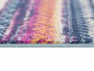 2' X 5' Multicolor Irregular Striped Area Rug