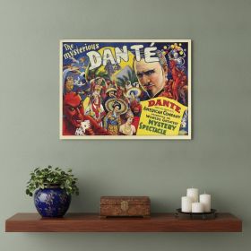c1931 Mysterious Dante Vintage Magic Unframed Print Wall Art