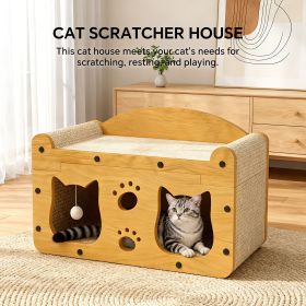 Cat Scratcher and Bed Two in One