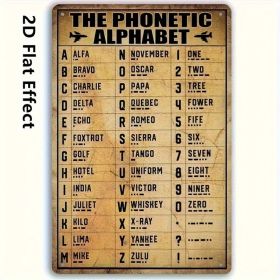 CIFbuy Vintage Alphabet Wooden Wall Decor Aviation Theme Airplane Poster For Home Bedroom Room (TikTok, temu pick-up service)