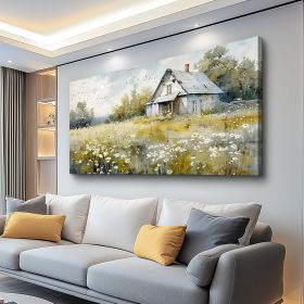 Canvas Wall Art For Living Room Large Wall Decor For Office Bedroom Wall Decorations Rural Landscape Paintings Farmhouse Watercolor Pictures Artw