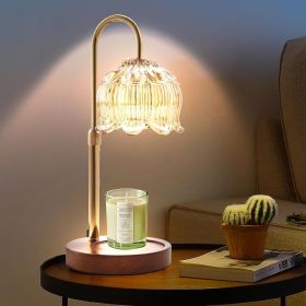 Fragrance Candle Warmer Lamp, Electric Candle Warmer with Timer & Dimmer, Mom Christmas Birthday Gifts for Women (Color: Gold)
